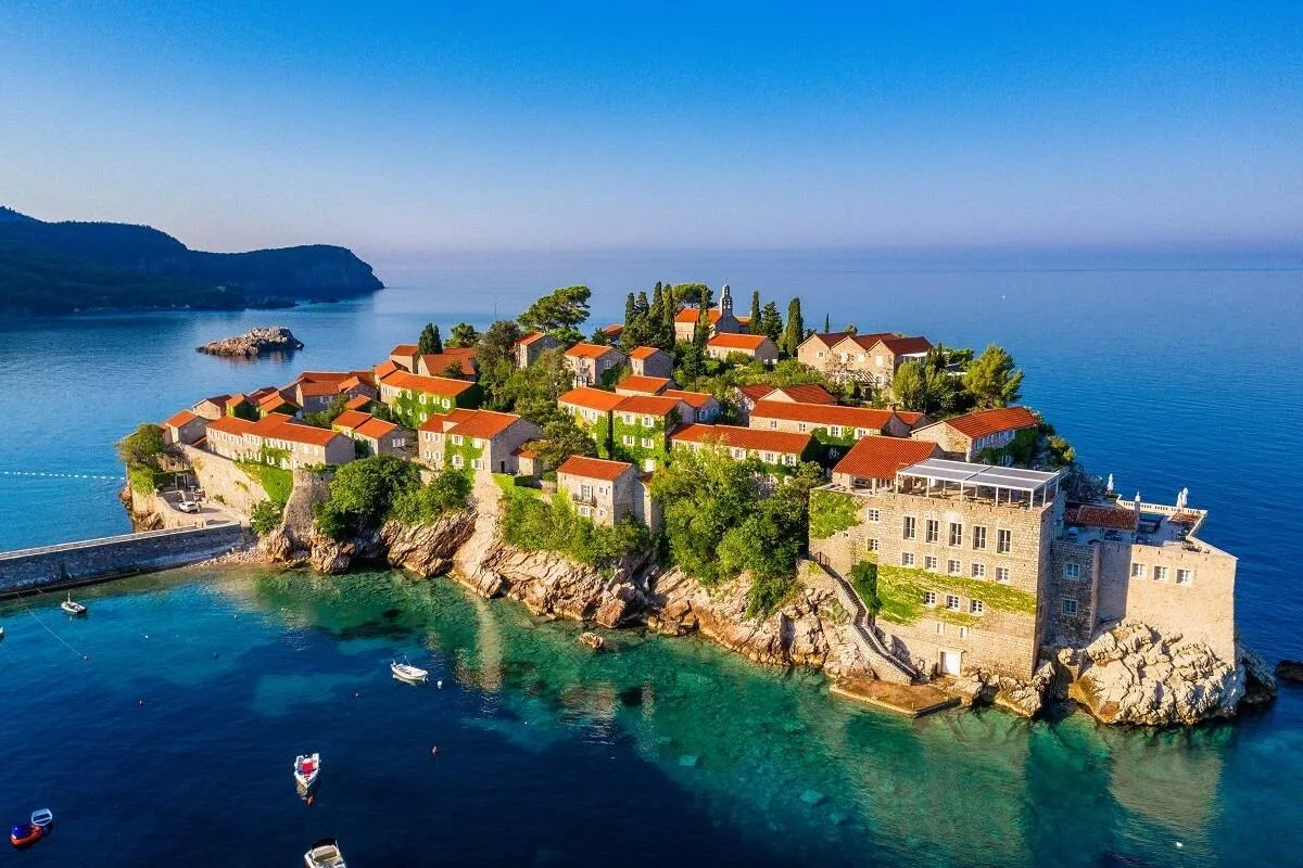 Sveti Stefan Coastal Views
